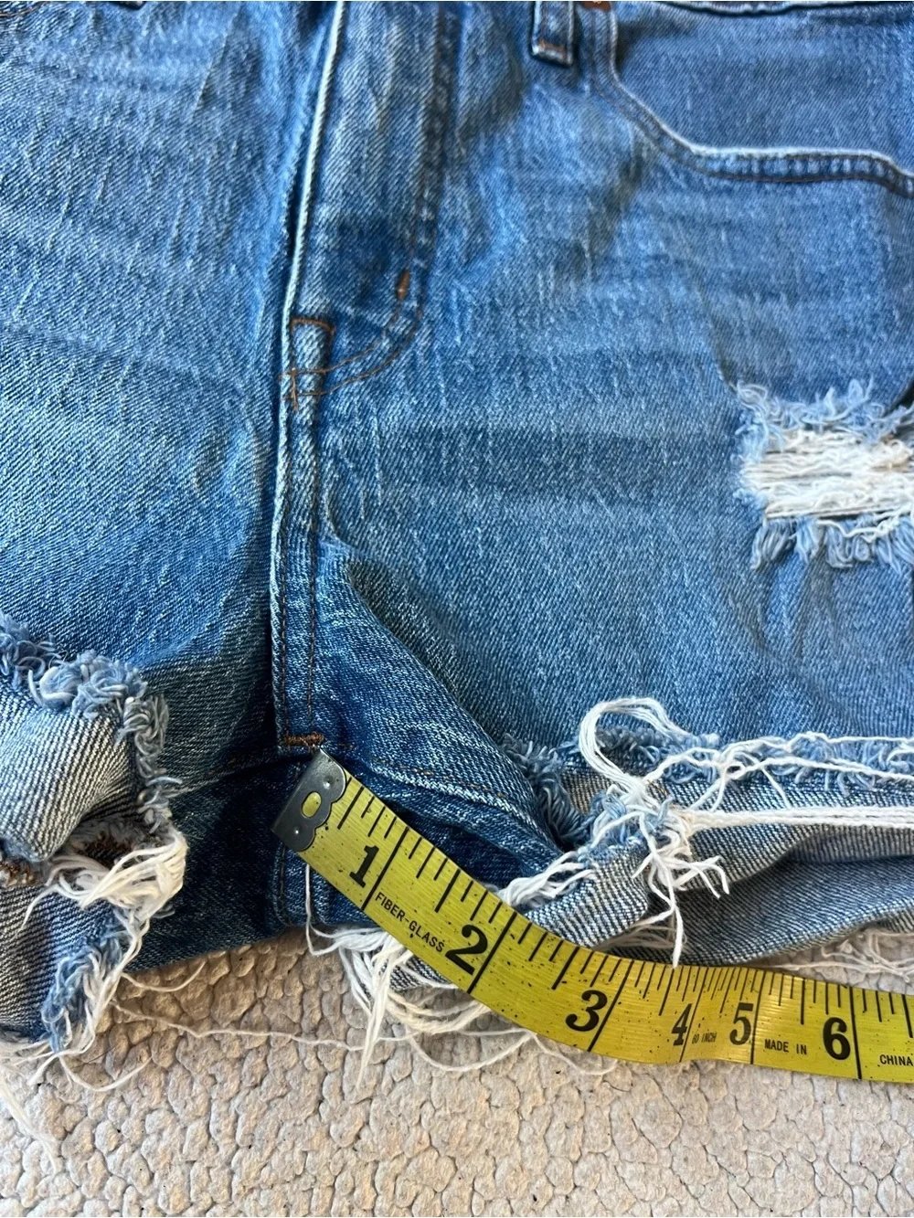 MADEWELL HIGH RISE DENIM SHORTS 29 WOMENS - Picture 6 of 9